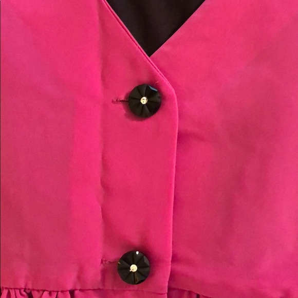 American Apparel Button Back Swing Dress-Pink - Picture 5 of 5